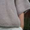 Rose2 Kurzarm-Pullover mit V-Ausschnitt
