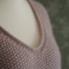 Rose3 Kurzarm-Pullover mit V-Ausschnitt